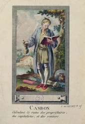 Caricature of Cambon Calculating the Ruin of the Proprietors, the Capitalists and the Rentiers